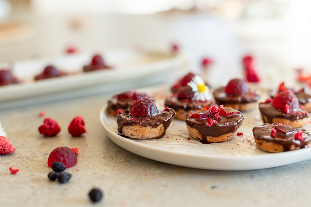Beerige Good Mood Kekse mit Schokoglasur