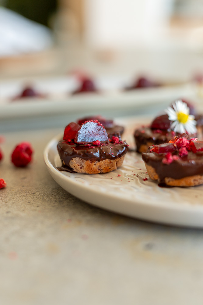 Beerige Good Mood Kekse mit Schokoglasur
