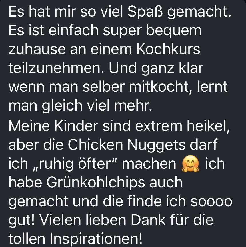 Airfryer Workshop Feedback