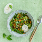 Crispy Quinoa Kräuterseitling Salad Bowl © Lisa Shelton-3