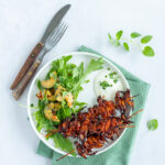 Crispy Pilz-Spieße