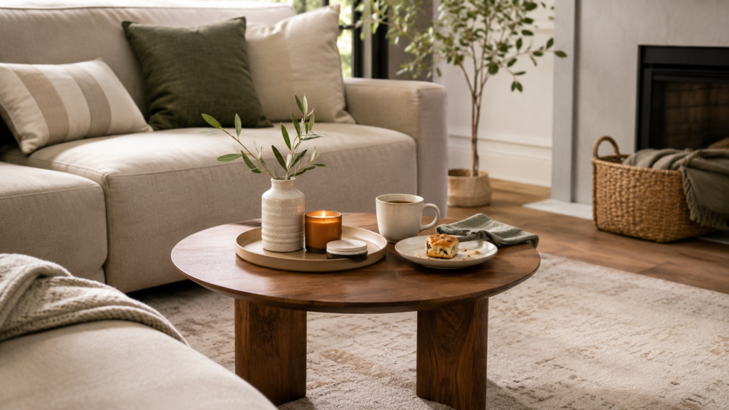 Dekotipps für kleine Couchtische: Wie sich Essen, Wohnen und Stil sinnvoll verbinden lassen