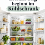 Gesunde Ernährung beginnt mit der richtigen Kühlschrank Organisation