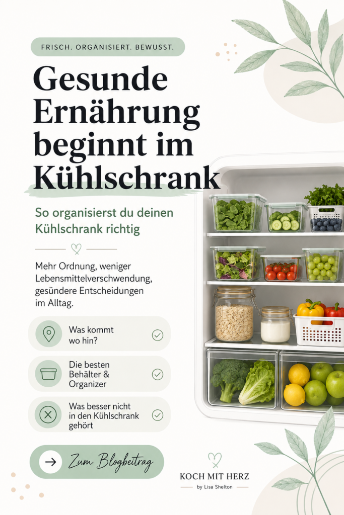 Gesunde Ernährung beginnt mit der richtigen Kühlschrank Organisation