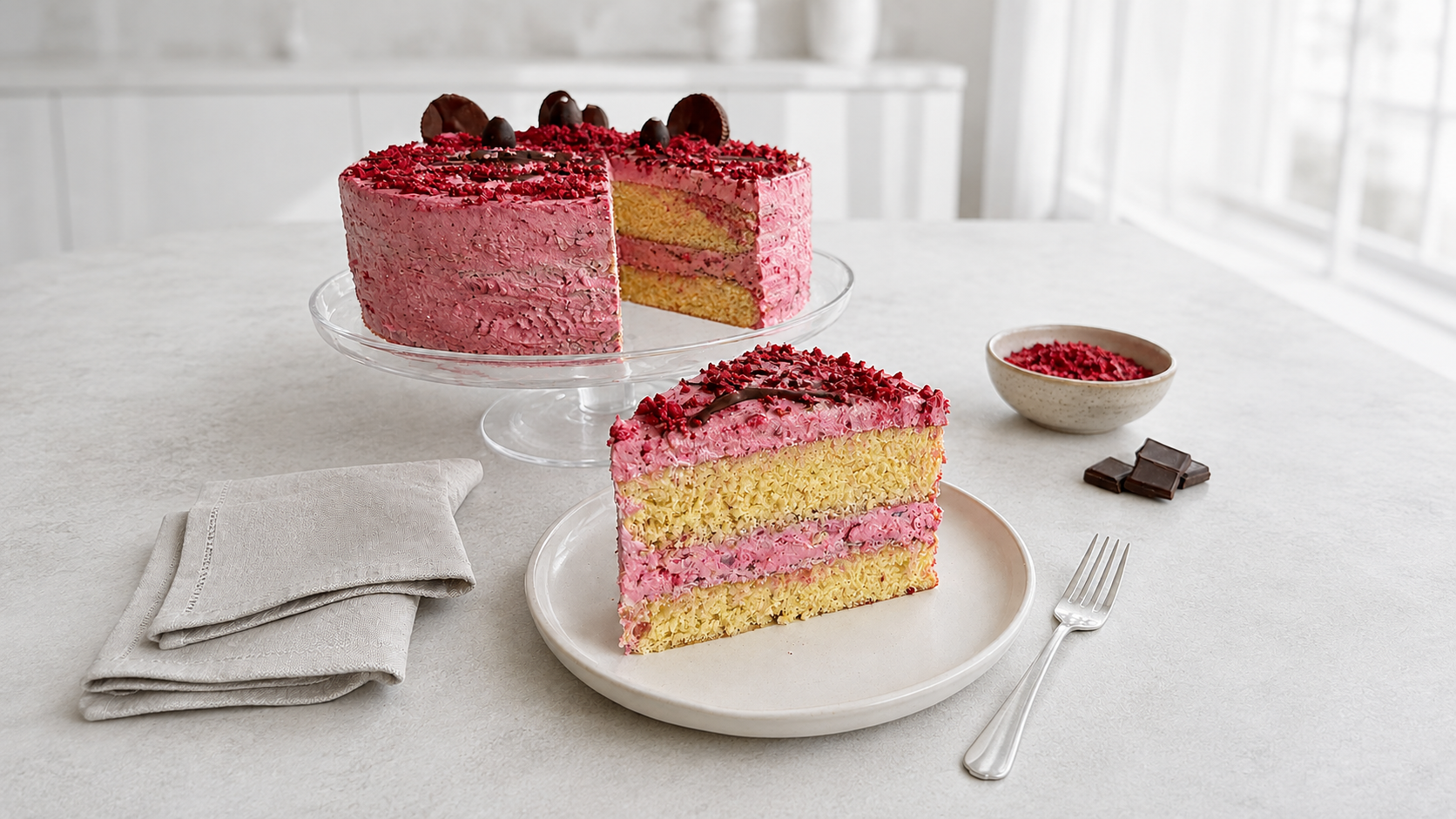 Beeren Tiramisu Katzen Torte QF