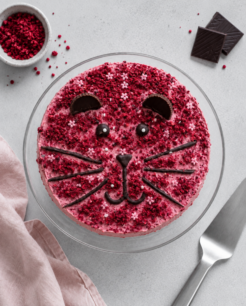 Saftige Beeren-Tiramisu-Torte ohne Zuckerzusatz und Gluten
