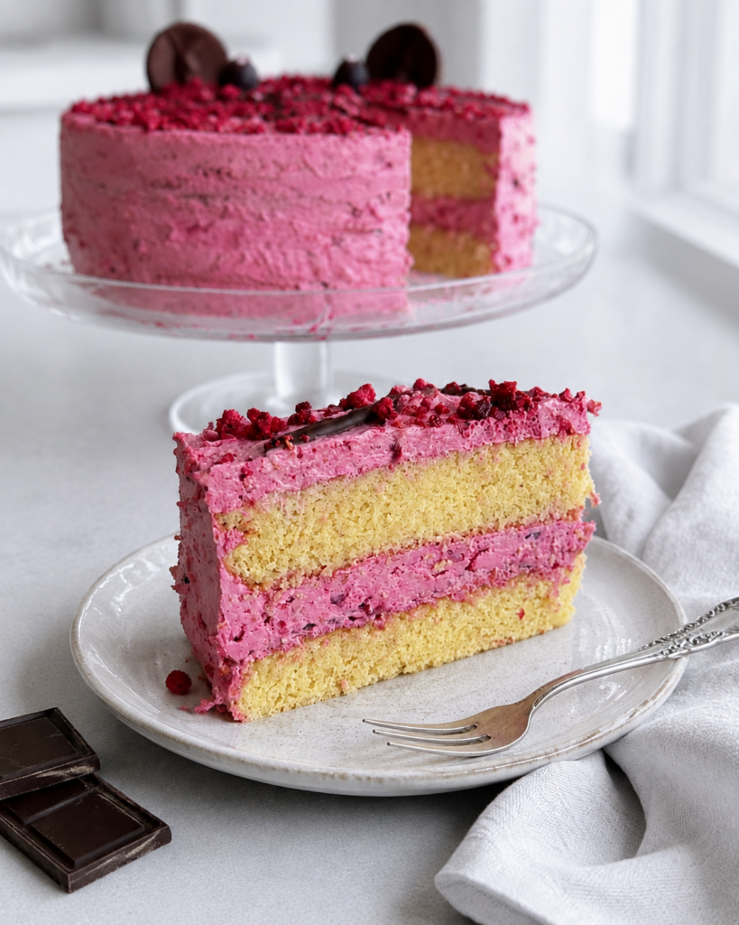 Saftige Beeren-Tiramisu-Torte ohne Zuckerzusatz und Gluten